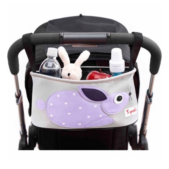 3 Sprouts Stroller Organizer - Rabbit - Picture 2 of 4